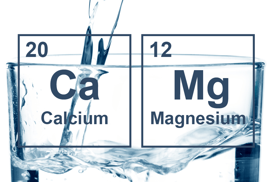 Calcium of magnesium in drinkwater